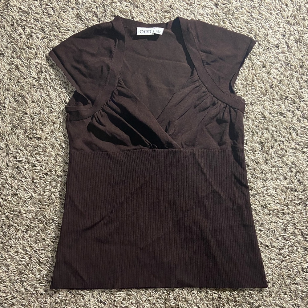 Adorable Brown Top 🤎